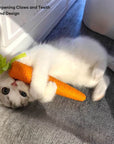 Natural Sisal Carrot Cat Chew Toy – Bite-Resistant Teething Aid