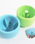 Rolling Treat Ball – Interactive Silicone Dog Toy