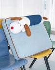 Spacious Denim Dog & Cat Mat with Removable Pillow – Comfortable & Versatile Pet Bed