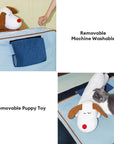 Spacious Denim Dog & Cat Mat with Removable Pillow – Comfortable & Versatile Pet Bed