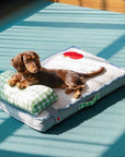 Durable Denim Pet Mat with Pillow – Comfortable, Stylish & Long-Lasting Pet Bed
