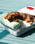 Durable Denim Pet Mat with Pillow – Comfortable, Stylish & Long-Lasting Pet Bed