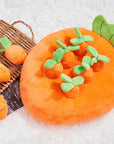 Squeaky Carrot Snuffle Toy – Interactive Enrichment for Dogs