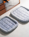 Stylish Striped Cooling Ice Silk Dog & Cat Bed Mat – Soft, Comfortable & Cooling