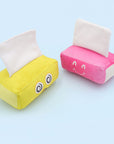 Tissue Box Dog Toy – Washable, Squeaky & Interactive Plush