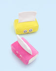 Tissue Box Dog Toy – Washable, Squeaky & Interactive Plush