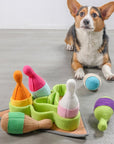 Bowling Puzzle Dog Toy – Interactive Treat Dispenser