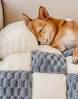 Plaid Cozy Sofa Protector Dog Mat – SnugPad for Pets