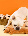 Durable Plush Squeaky Dog Chew Toy – Bite-Resistant Fun