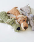 Plush Squeaky Interactive Teething Dog Chew Toy