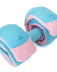 Puzzle Dumbbell Dog Toy – Interactive Treat Dispenser & Food Toy