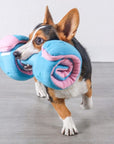 Puzzle Dumbbell Dog Toy – Interactive Treat Dispenser & Food Toy