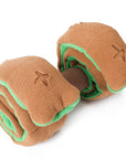 Puzzle Dumbbell Dog Toy – Interactive Treat Dispenser & Food Toy