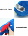 Rocket Plane Squeaky Dog Chew Toy – Fun Interactive Toy for Dogs