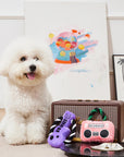 Rockstar Plush Guitar & Boombox Dog Toy – Chew & Play