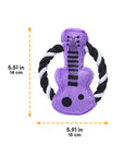 Rockstar Plush Guitar & Boombox Dog Toy – Chew & Play