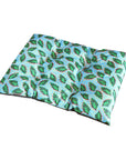 Hawaiian Leaf Pattern Waterproof Dog & Cat Mat – Durable & Large Pet Bed