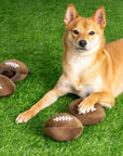 Super Bowl Plush Rugby Football Sound Toy – Interactive Dog Play Toy