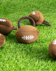 Super Bowl Plush Rugby Football Sound Toy – Interactive Dog Play Toy