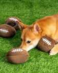 Super Bowl Plush Rugby Football Sound Toy – Interactive Dog Play Toy