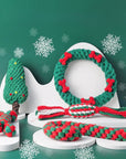 Christmas Cotton Rope Toy – Chew Resistant Luxury Dog Teething Gift