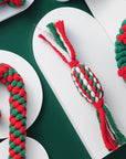 Christmas Cotton Rope Toy – Chew Resistant Luxury Dog Teething Gift