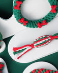 Christmas Cotton Rope Toy – Chew Resistant Luxury Dog Teething Gift