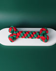 Christmas Cotton Rope Toy – Chew Resistant Luxury Dog Teething Gift