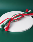 Christmas Cotton Rope Toy – Chew Resistant Luxury Dog Teething Gift