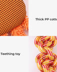 Rope Squeaky Dog Interactive Toy – Animal Series for Fun Playtime