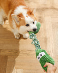 Rope Squeaky Dog Interactive Toy – Animal Series for Fun Playtime