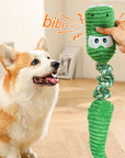 Rope Squeaky Dog Interactive Toy – Animal Series for Fun Playtime