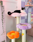 Three Flower Cat Tree - Pawhearth