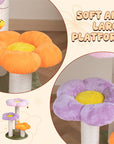 Three Flower Cat Tree - Pawhearth