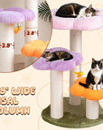 Three Flower Cat Tree - Pawhearth