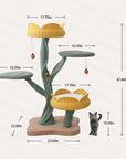 Yellow Tulip Cat Tree - Pawhearth