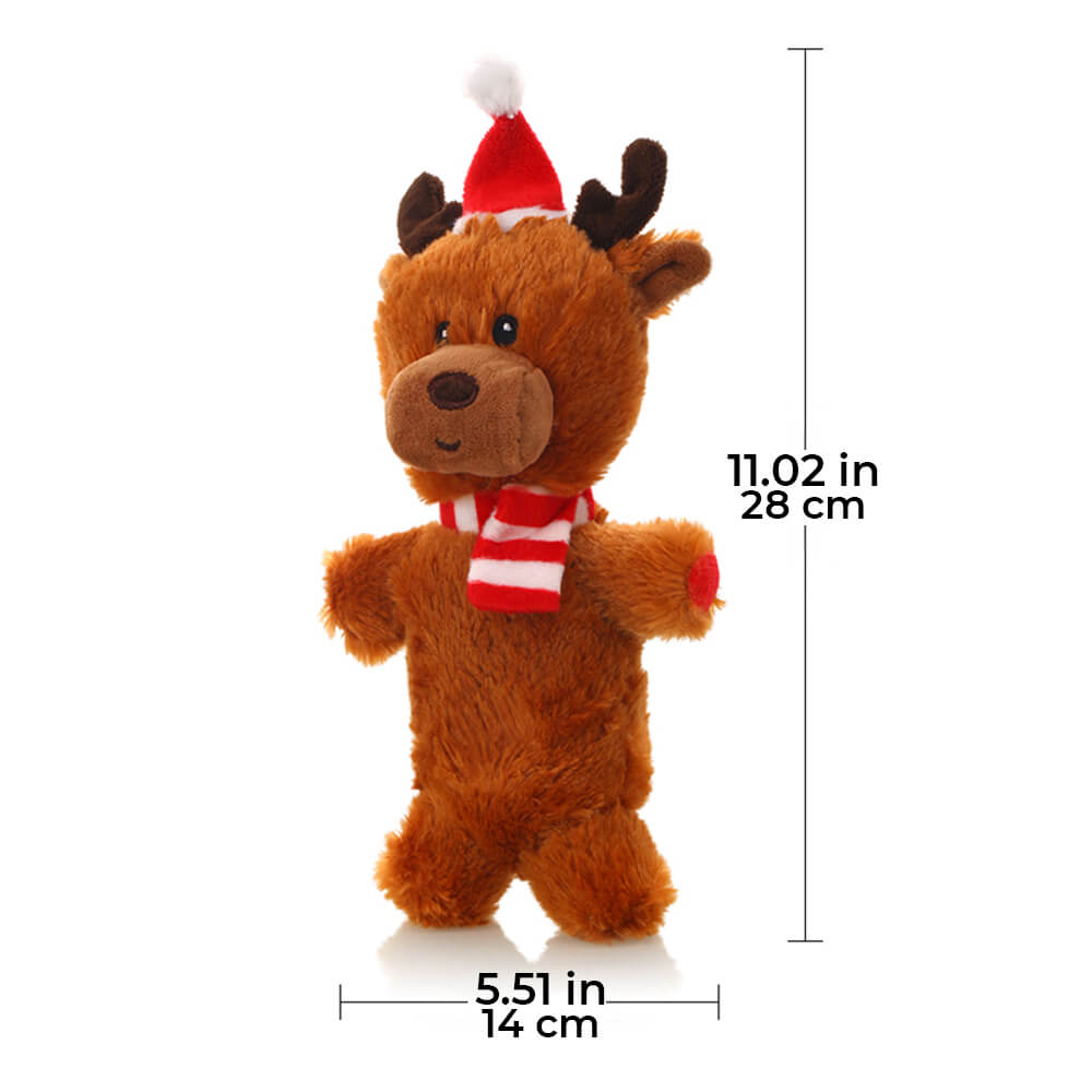 Christmas Santa Squeaky Plush Dog Toy – Durable &amp; Fun