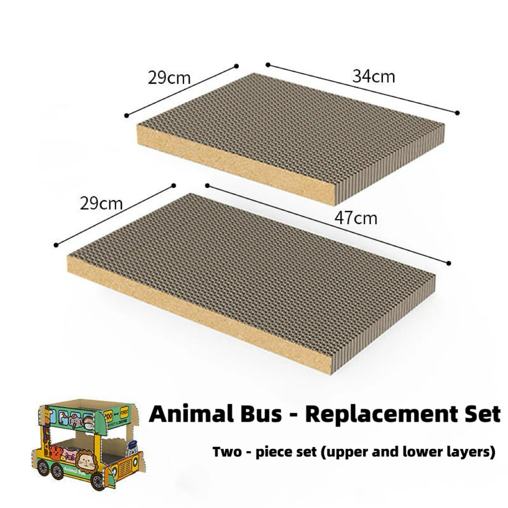 Ice Car Cat Scratcher &amp; Nest – Double Layer Corrugated Board