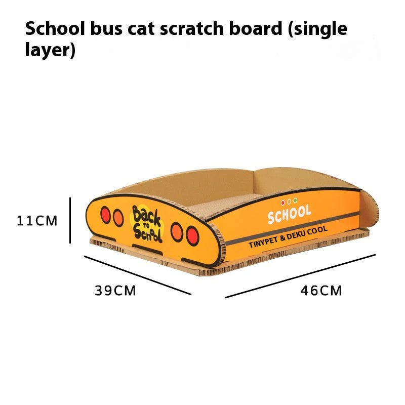 Ice Car Cat Scratcher &amp; Nest – Double Layer Corrugated Board