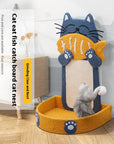 Sisal Cat Bed & Scratcher – 2-in-1 Nest with Anti-Dandruff Design