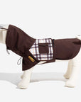Waterproof Vintage Plaid Adjustable Dog Raincoat - All-Weather Protection - Pawhearth