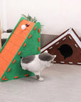 Triangular Vertical Cat Scratcher – Durable, Climbable & Space-Saving - Pawhearth