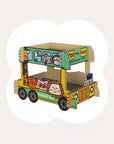Ice Car Cat Scratcher & Nest – Double Layer Corrugated Board