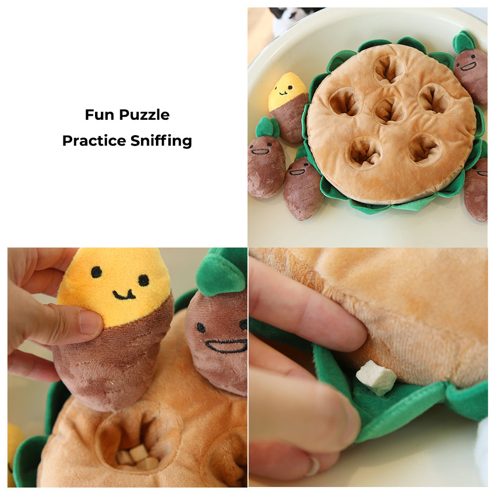 Sweet Potato Interactive Dog Puzzle Toy Set – Fun &amp; Engaging