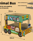 Ice Car Cat Scratcher & Nest – Double Layer Corrugated Board