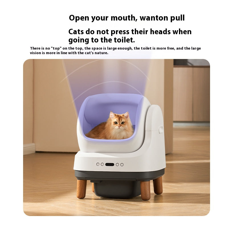 Petree North Full-automatic Cat Litter Basin Open Intelligent Cleaning Cat Toilet Electric Shovel Large Deodorization Machine