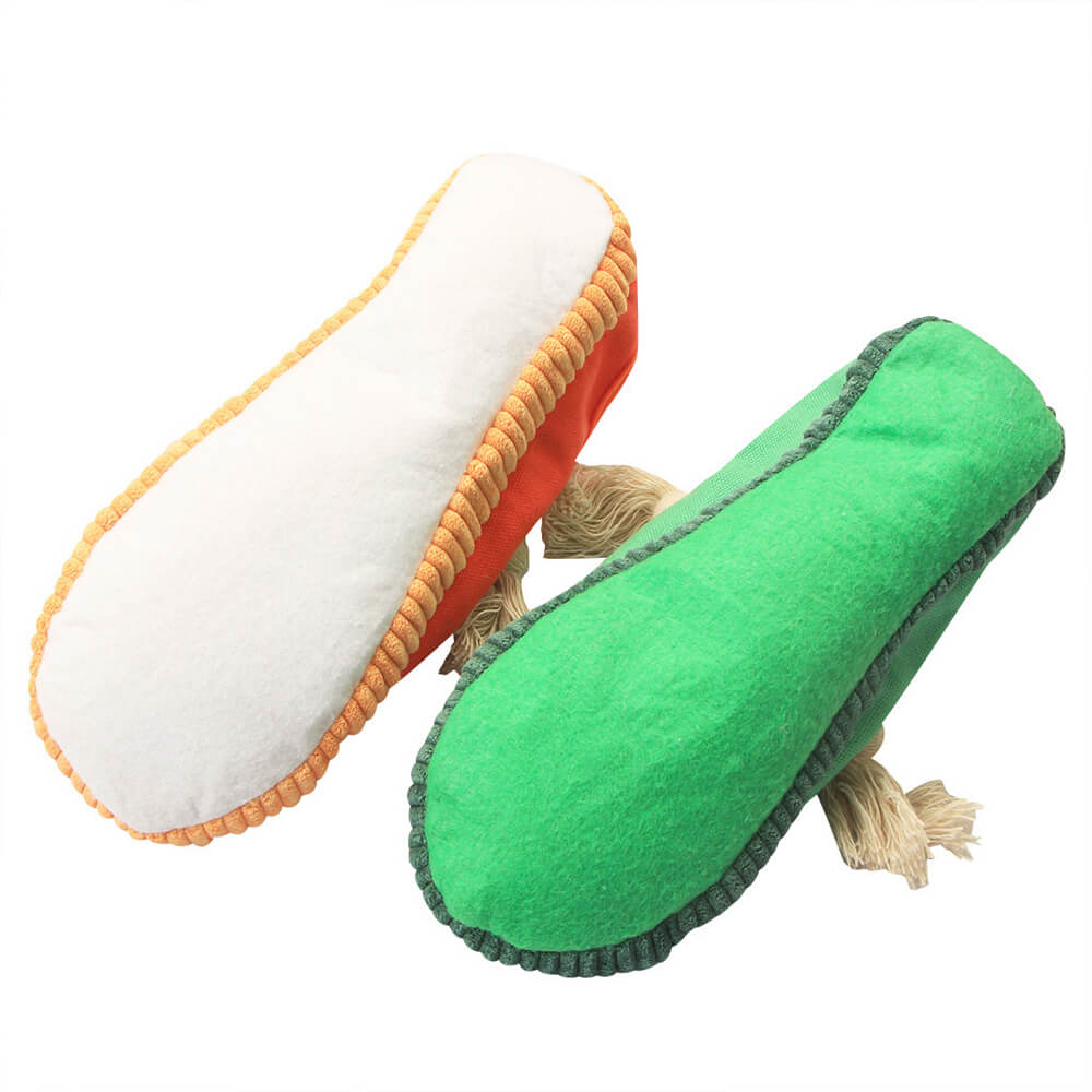 Colorful Shoes Rope Chew Dog Toy – Durable &amp; Interactive