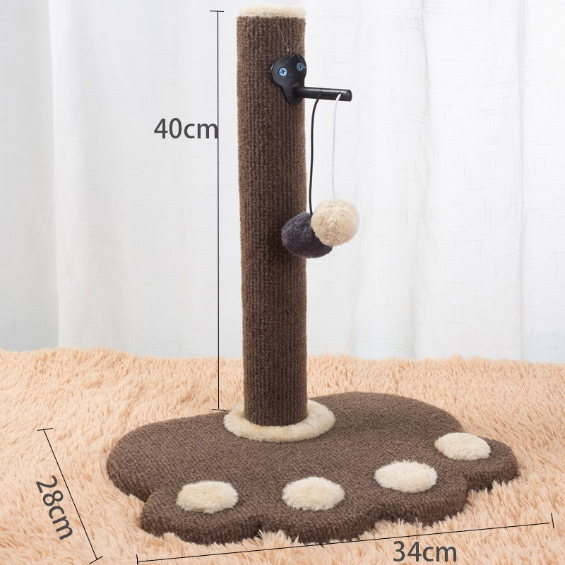 Sisal Cat Bed &amp; Scratcher – 2-in-1 Nest with Anti-Dandruff Design