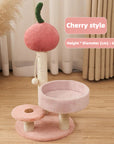 Multi-Level Cat Climbing Tower with Nest, Scratching Poles & Toys – All-Season Design