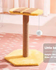 Multi-Level Cat Climbing Tower with Nest, Scratching Poles & Toys – All-Season Design